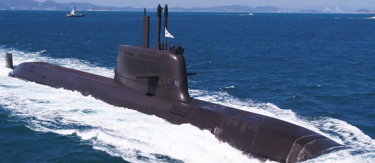 Submarine built by Hanwha